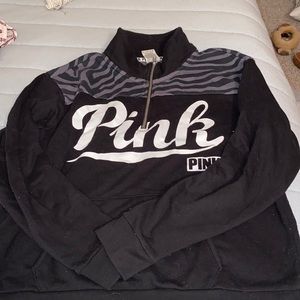 Black PINK quarter zip